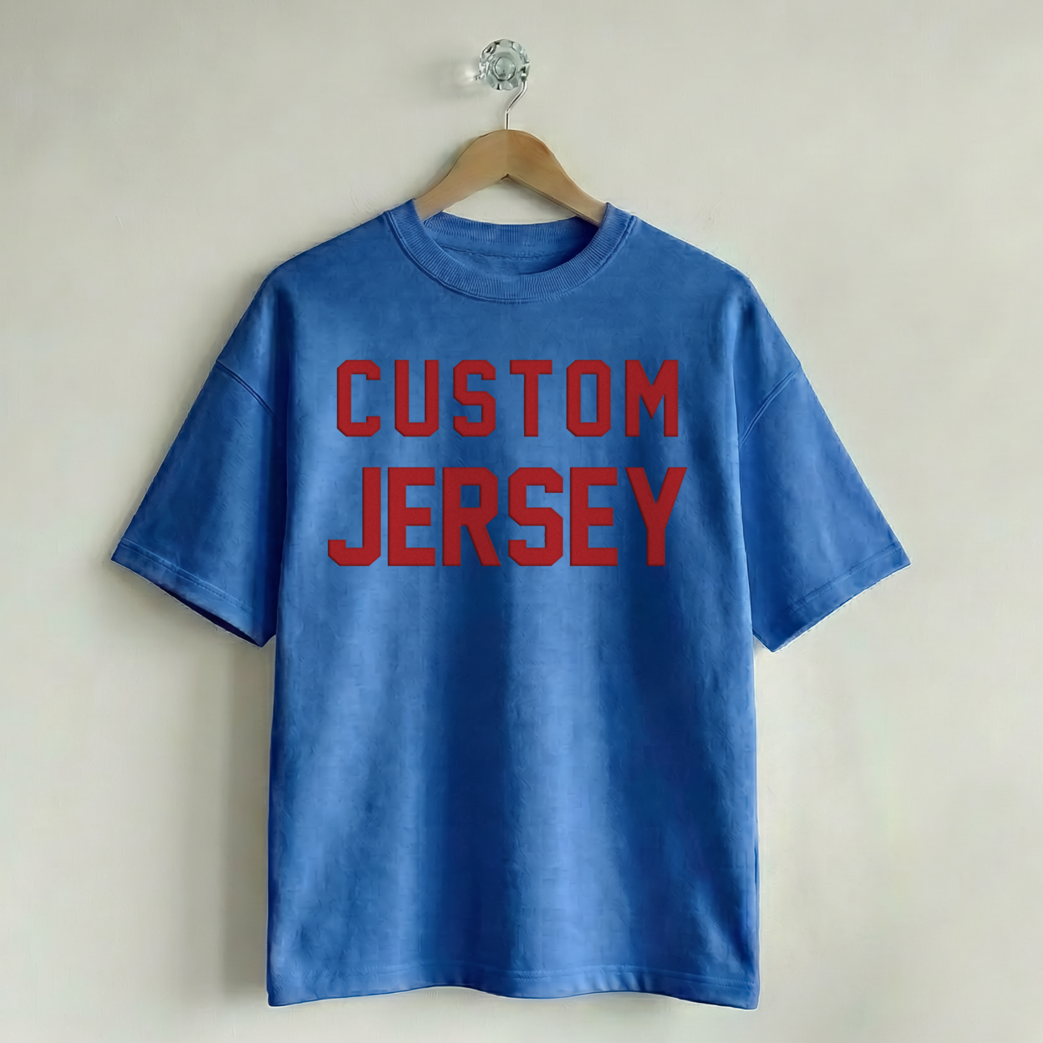 Custom Vintage Graphic Tee Jersey Royal