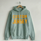 Custom Vintage Hoodie Sweatshirt Jersey Unconventional Green