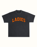 The Ladies In Orange Collegiate Crewneck Sweatshirt Hoodie Tee Ladies Collegiate Tee Midnight