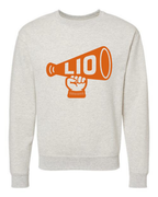The Ladies In Orange Megaphone Crewneck Sweatshirt Tee L.I.O. Megaphone Crew