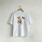 Indiana Barnaby : Micro Rib 3/4 Sleeve Crop Raglan | T-Shirt Little 500 Barnaby Heavyweight Tee