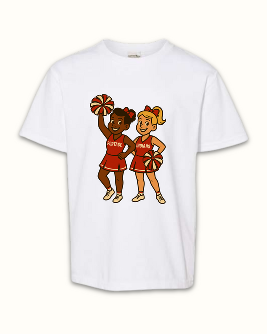 WE ARE PORTAGE Pop Warner Cheer Duo PEEwee Tee