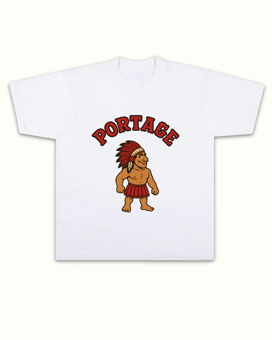 Portage Mascot Tee