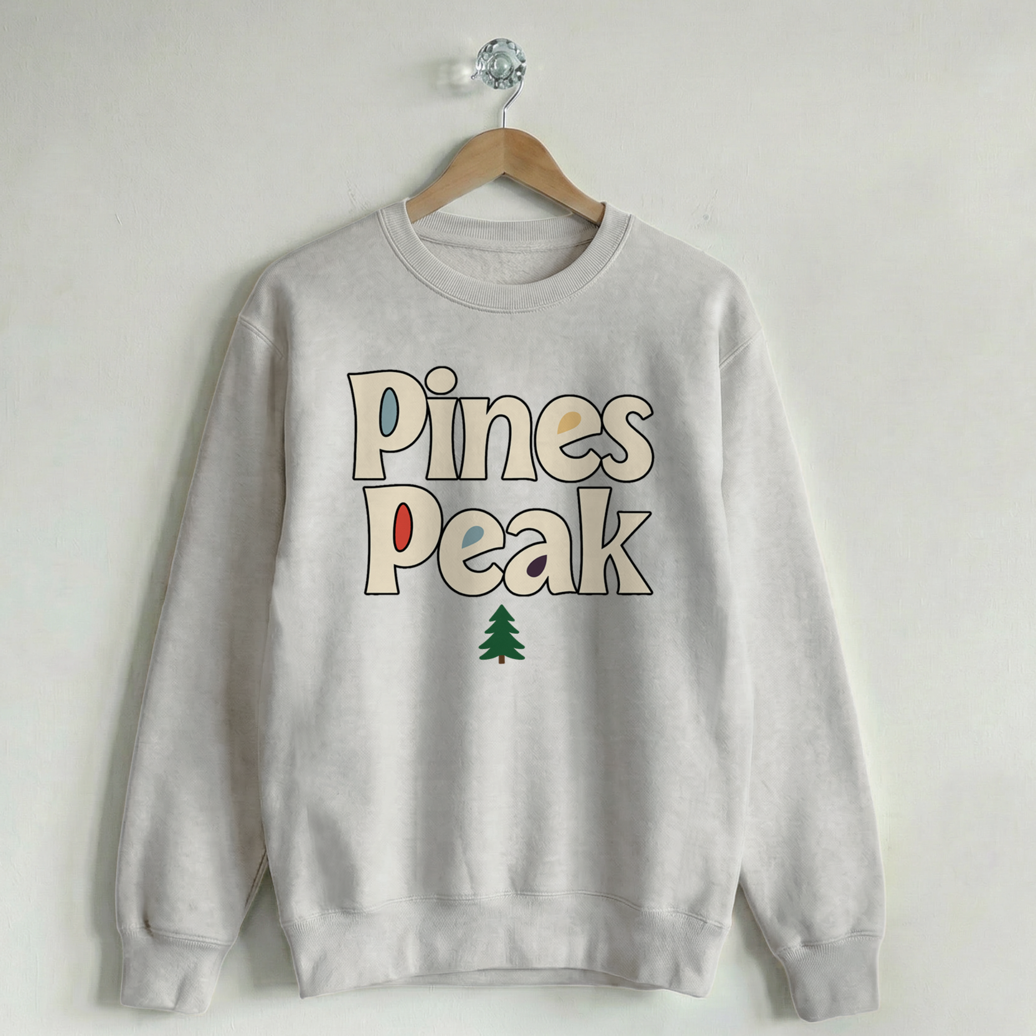 Pines Peak Vintage Crewneck Sweatshirt Hoodie Tee Retro Pines Peak Crew