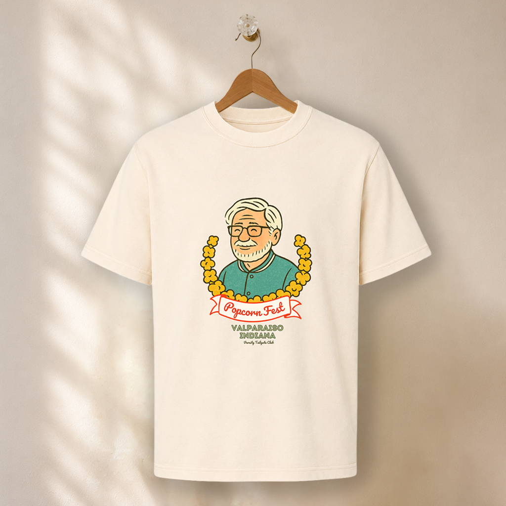 Popcorn Fest Pops Tee Vintage Natural
