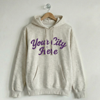 Custom Vintage Hoodie Sweatshirt Rally Creamy Ash