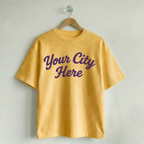 Custom Vintage Graphic Tee Rally Lemon