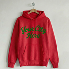 Custom Vintage Hoodie Sweatshirt Rally Nantucket Red