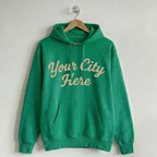 Custom Vintage Hoodie Sweatshirt Rally Turf