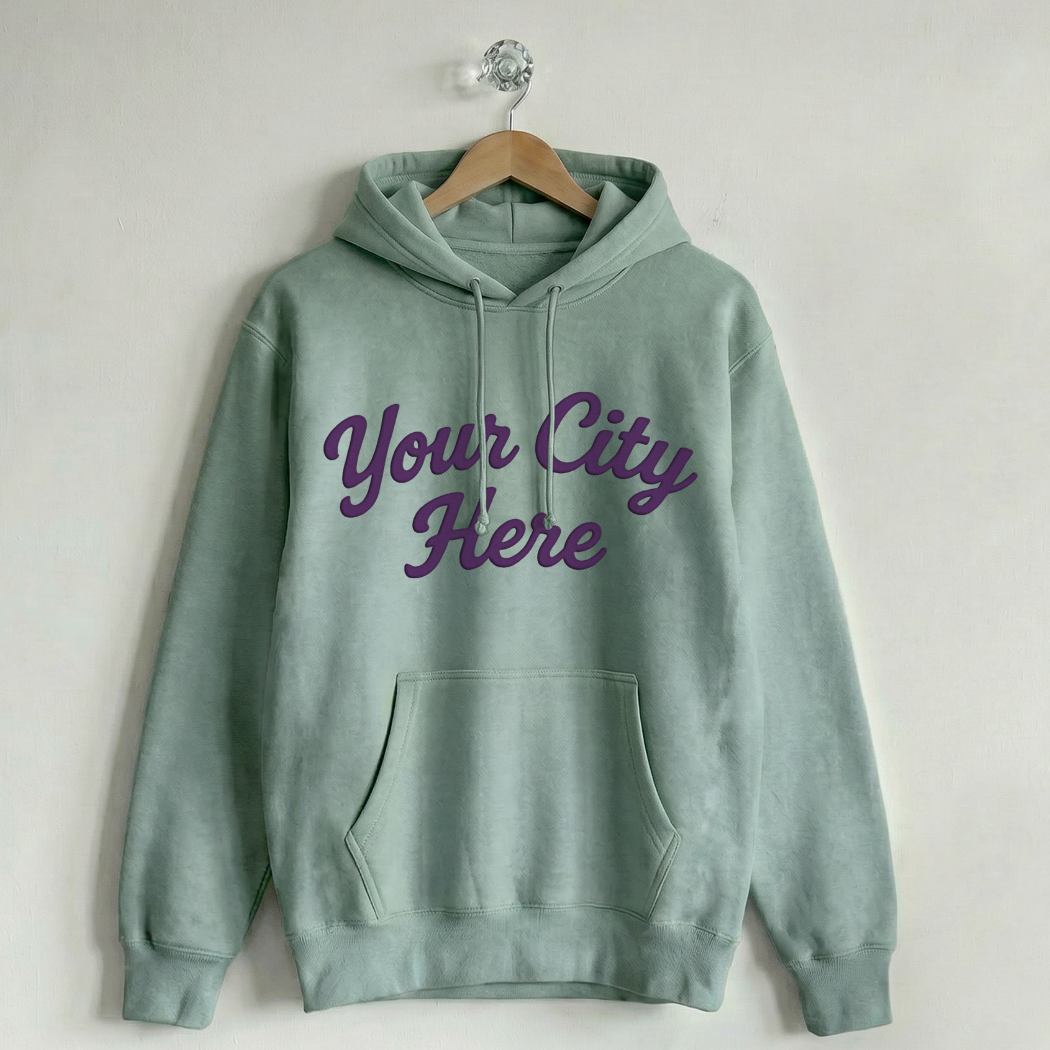 Custom Vintage Hoodie Sweatshirt Rally Unconventional Green