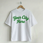 Custom Vintage Graphic Tee Rally White