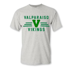 Valpo Vikings Stadium Line Gray Tee