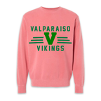Valpo Vikings Stadium Line Pink Crew Adult