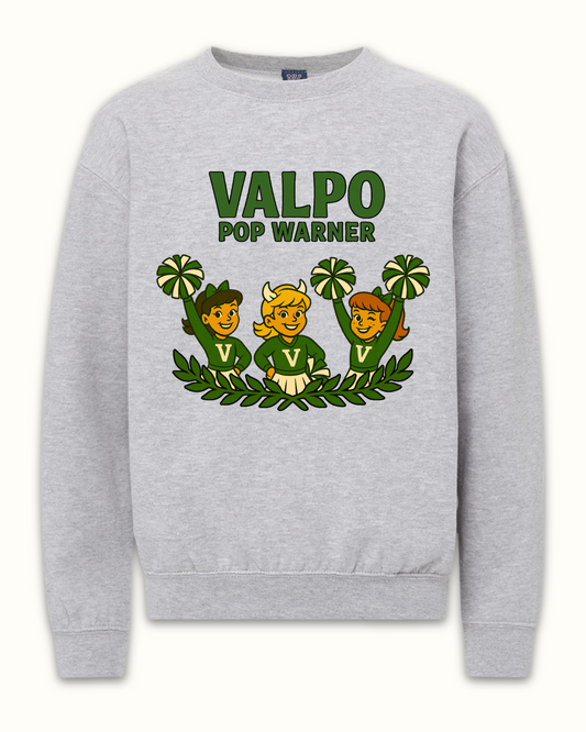 Valpo Pop Warner Cheer Trio PEEwee Crew