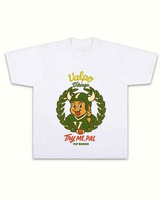 Valpo Pop Warner "Try Me Pal" Tee