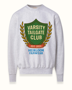 The Varsity Tailgate Club Series VTC Logo Crew Varsity Gray
