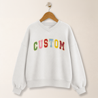 ColorPop Collegiate V-Neck Sweatshirt ColorMix