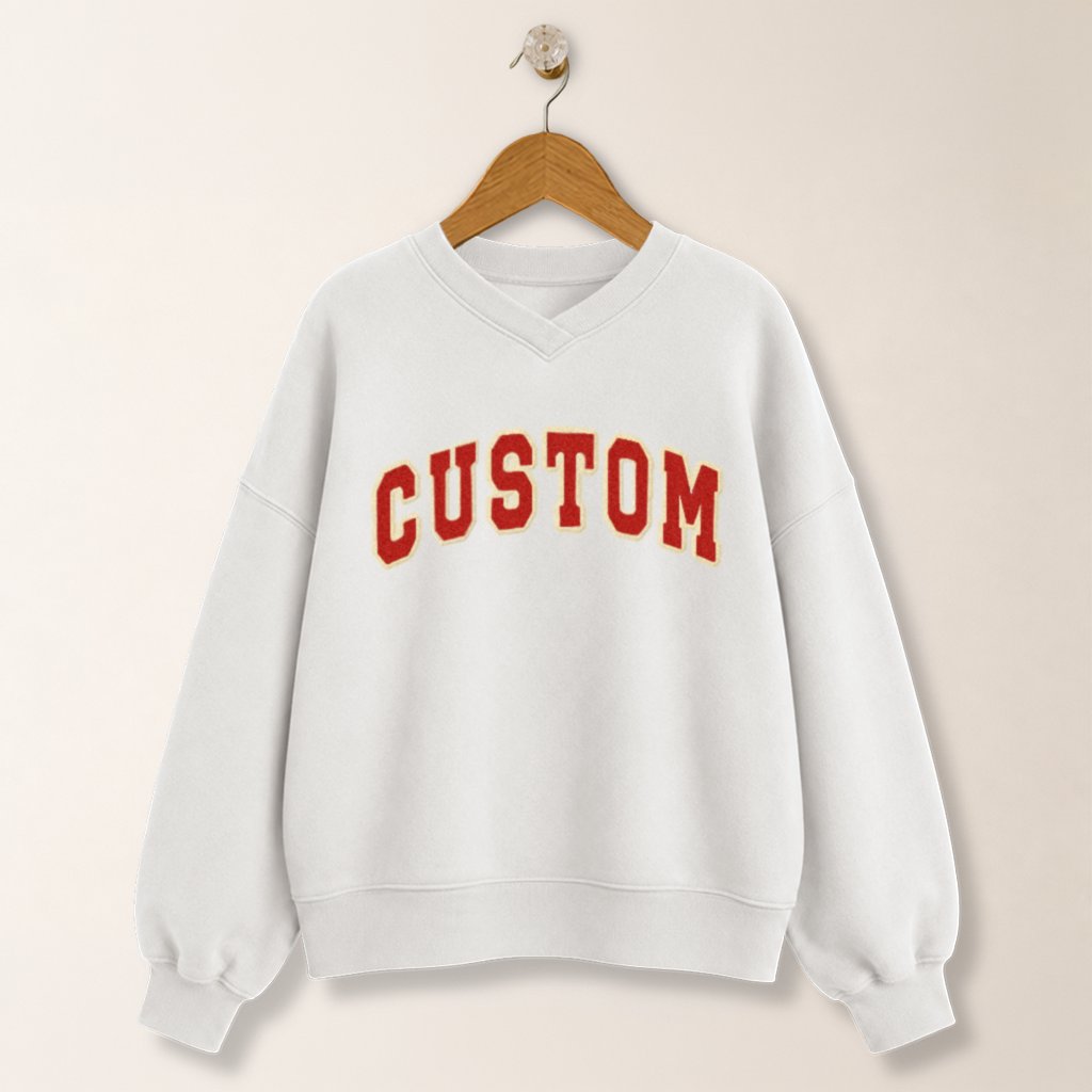 ColorPop Collegiate V-Neck Sweatshirt ColorPop