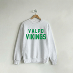 Valparaiso Vikings Crewneck Sweatshirt Jersey White