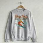 Ski Boys of Pines Peak Vintage Crewneck Sweatshirt Crew Valpo Ski Resort Crew Varsity Gray
