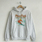 Ski Boys of Pines Peak Vintage Crewneck Sweatshirt Hoodie Valpo Ski Resort Hoodie Varsity Gray