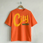 Custom Vintage Graphic Tee Varsity Orange