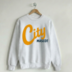 Custom Vintage Crewneck Sweatshirt Varsity White