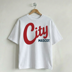 Custom Vintage Graphic Tee Varsity White