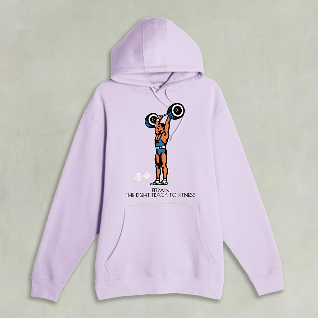 Fitrain Vintage Weight Lifter Hoodie Lavender