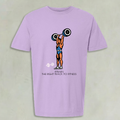 Fitrain Vintage Weight Lifter Tee Lavender