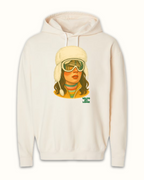Ski Babes Hoodie Winter Break Hoodie Oatmeal