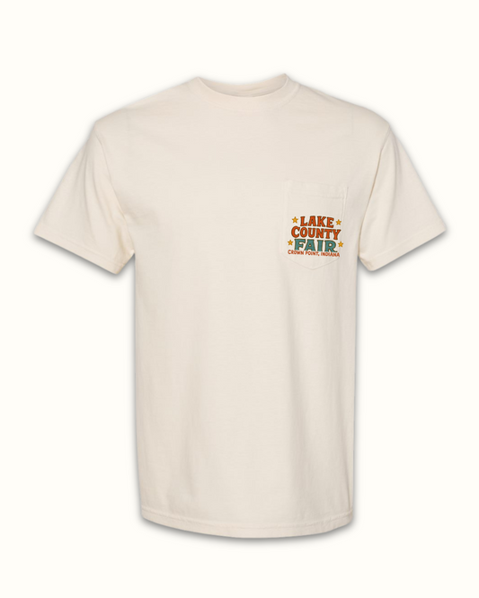 The Lake County Fair Pocket Tee