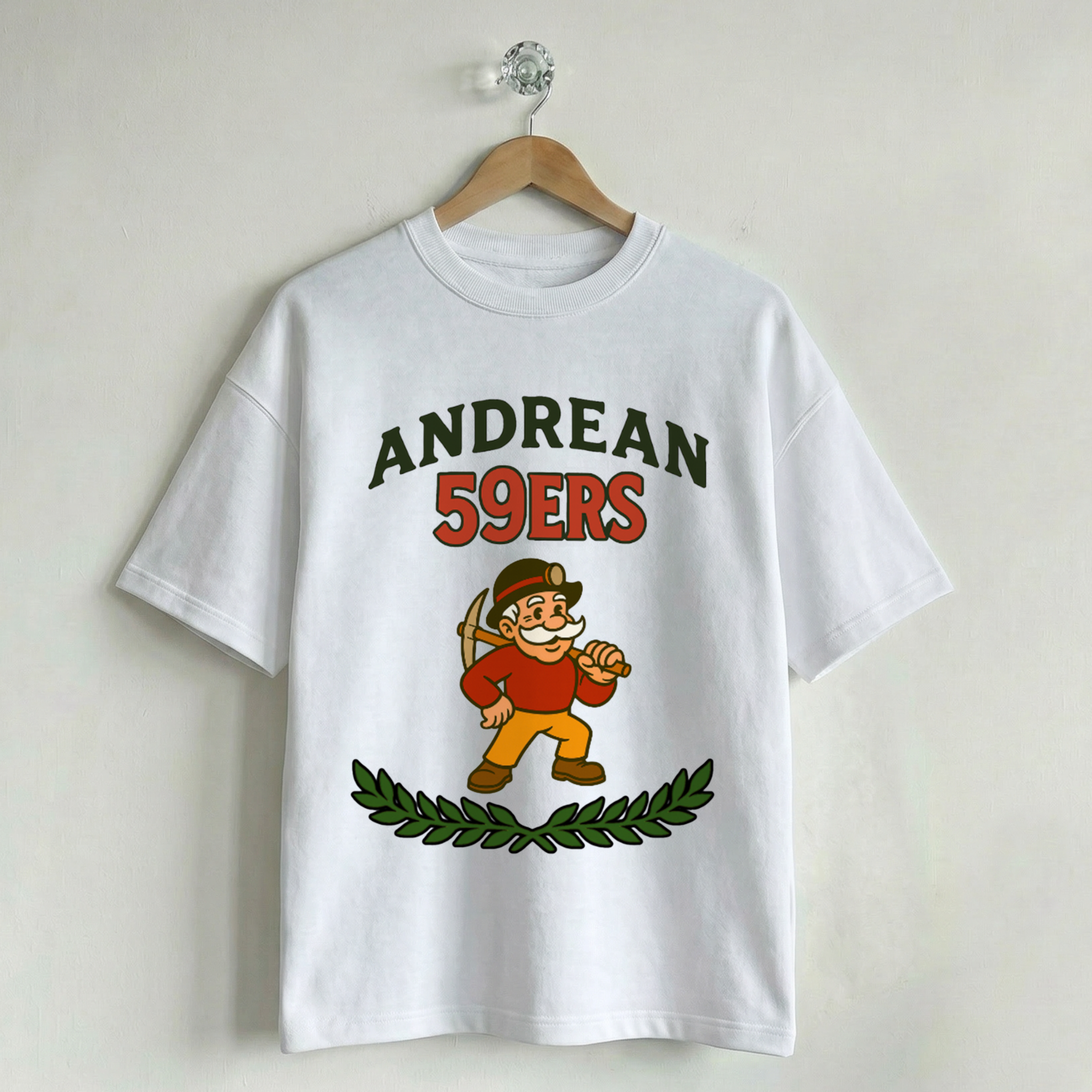 Vintage School Mascot Collection Andrean 59ers Mascot Tee