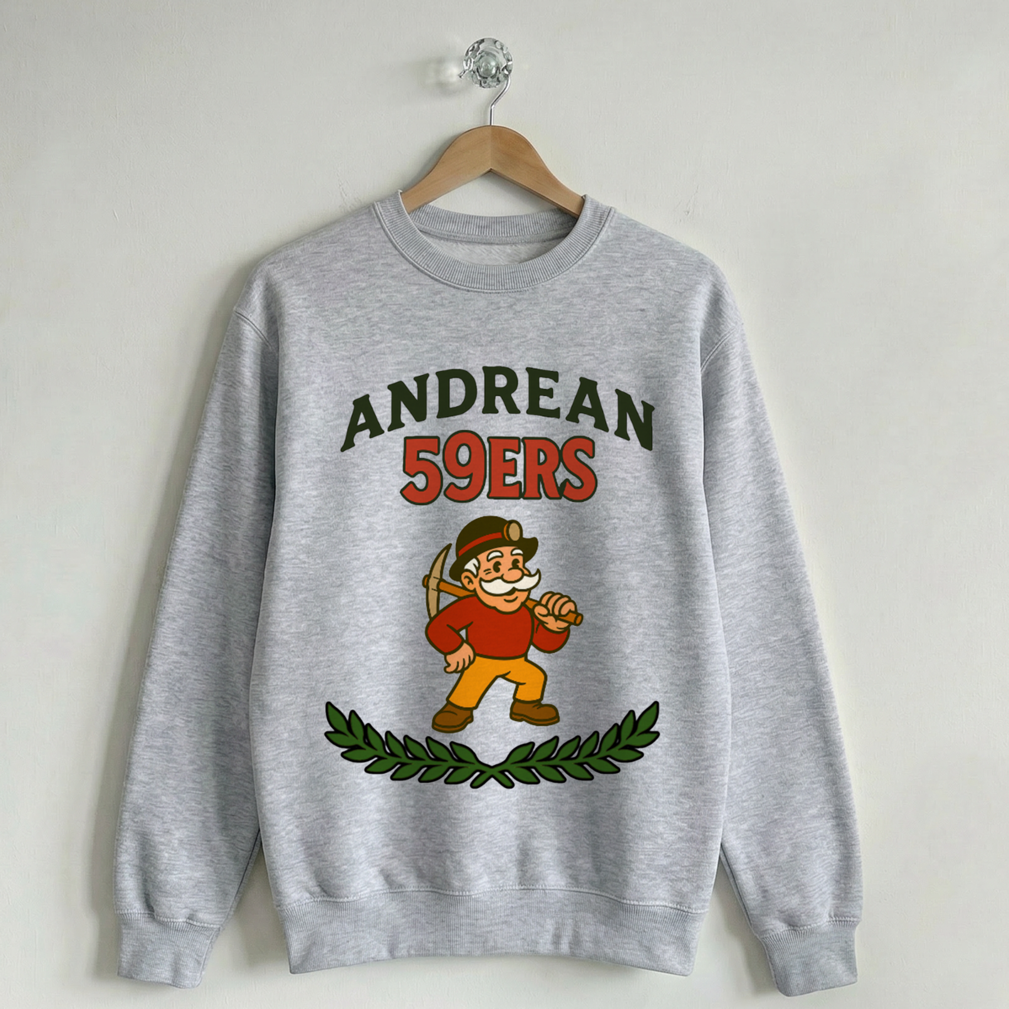 Vintage School Mascot Collection Andrean 59ers Mascot Crew