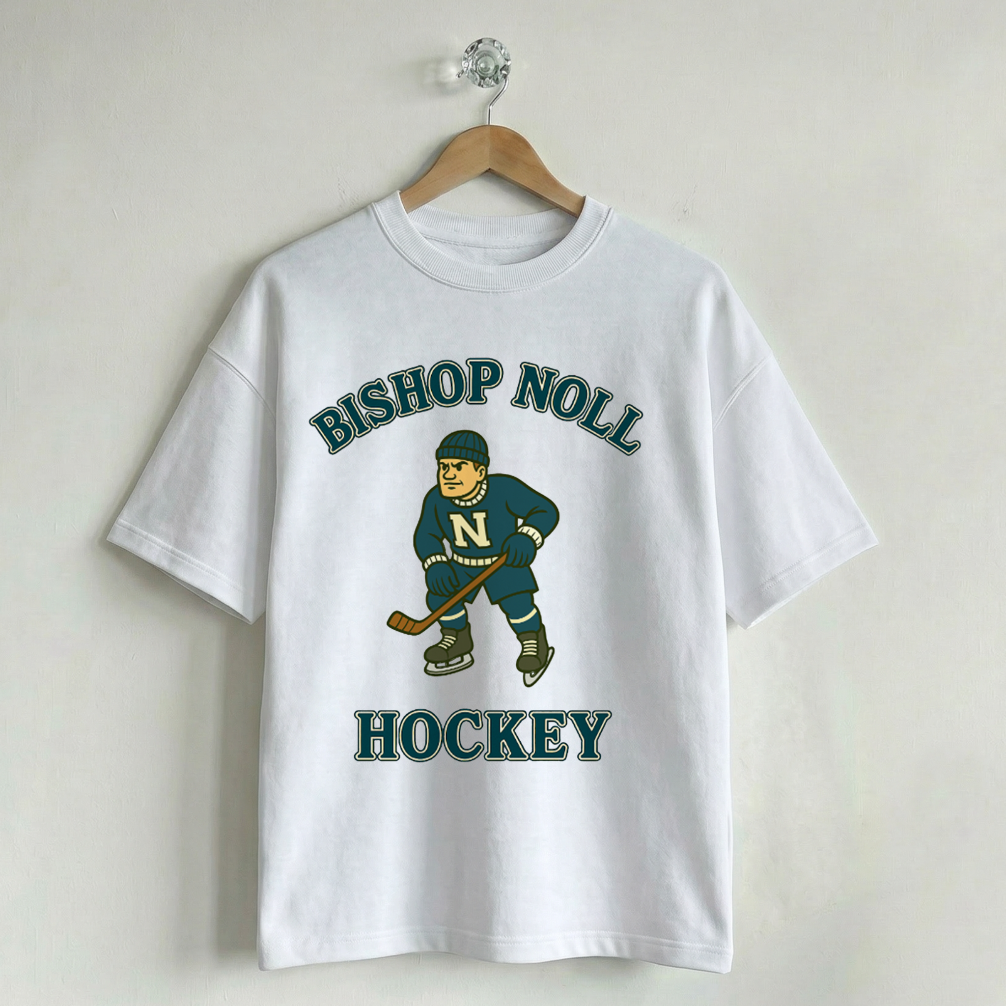 Vintage School Mascot Collection Bishop Noll Warriors Mascot Tee