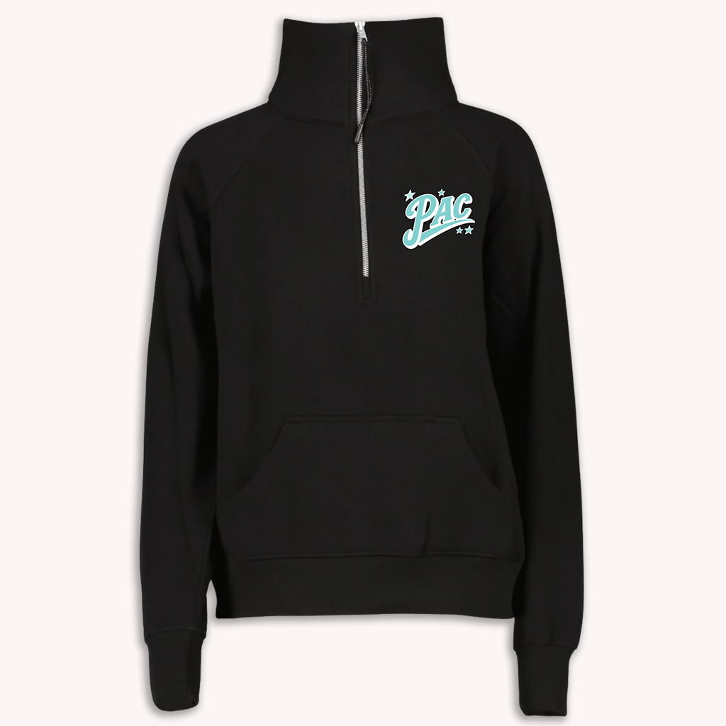 PAC Quarter Zip Series 80's Nationals Black Quarter Zip