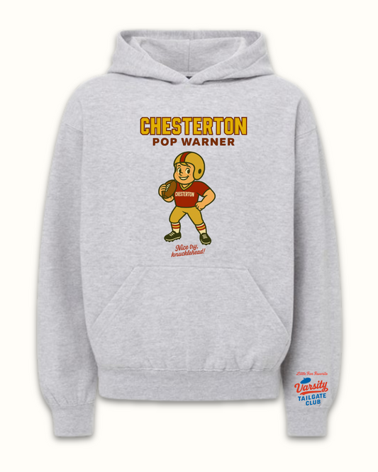 Chesterton Pop Warner "Nice Try Knucklehead" PEEwee Hoodie
