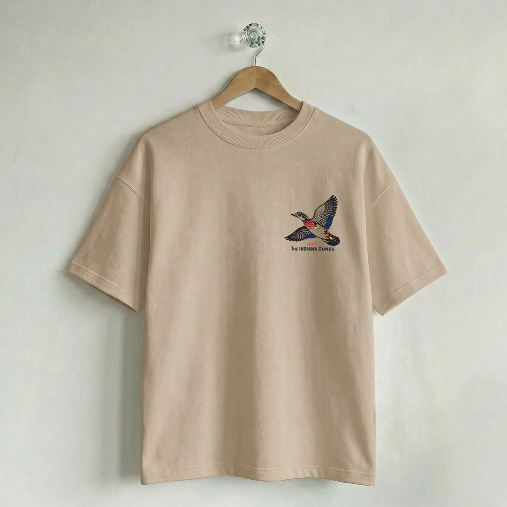Visit Indiana Dunes Shirts Indiana Dunes Duck Khaki Tee