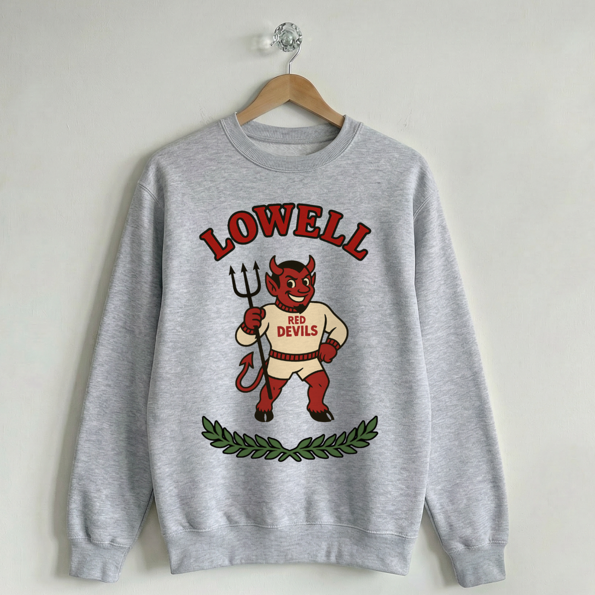 Vintage School Mascot Collection Lowell Red Devils Mascot Crew