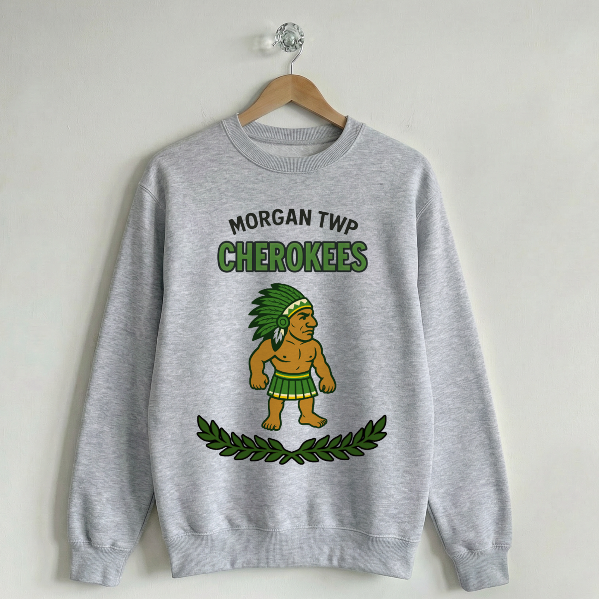 Vintage School Mascot Collection Morgan Twp Cherokees Mascot Crew