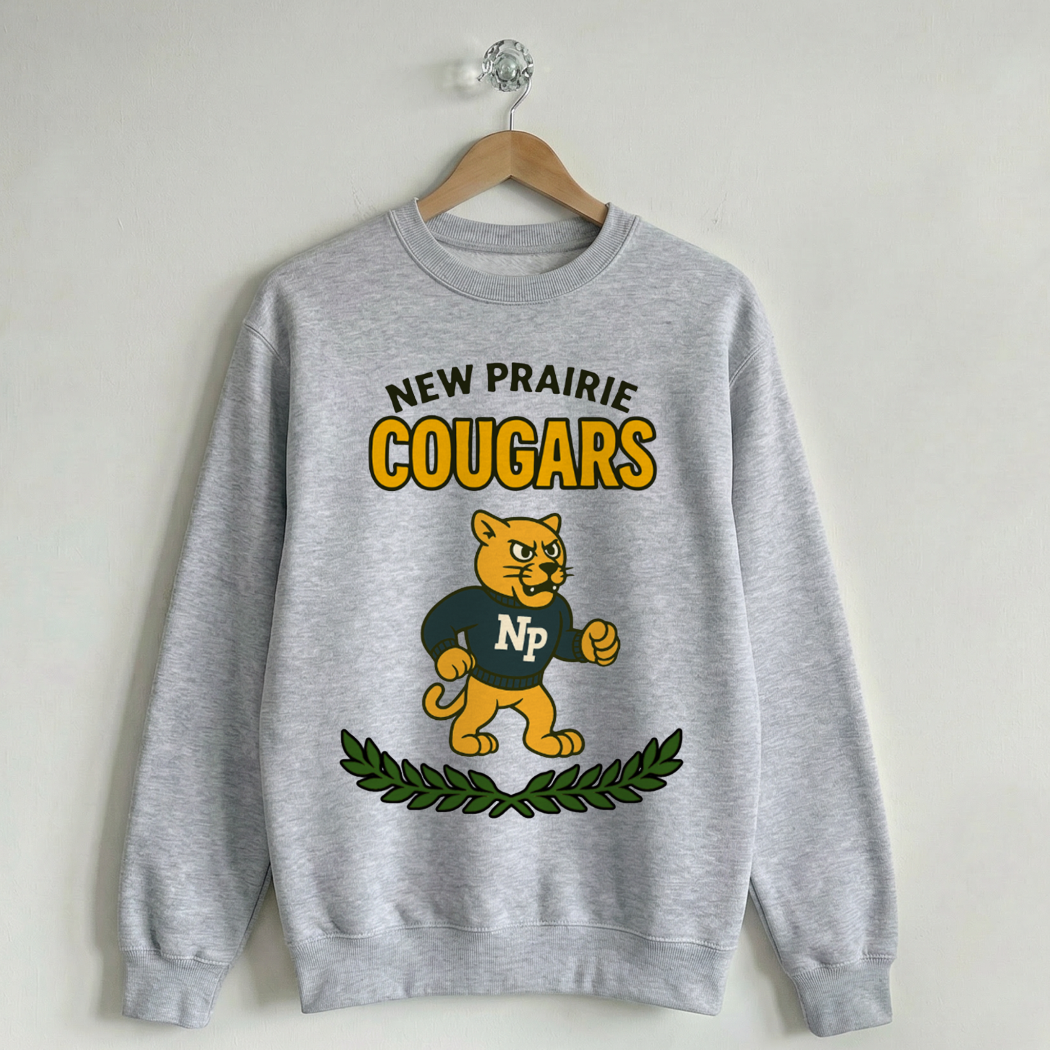 Vintage School Mascot Collection New Prairie Cougars Mascot Crew