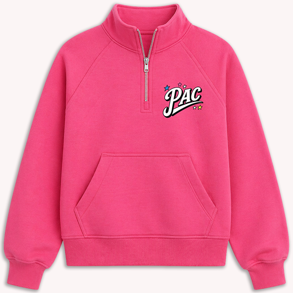 PAC Quarter Zip Series 80's Nationals Pink Quarter Zip