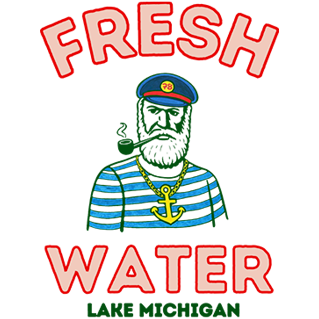 Fresh Water Fishermen T-shirts The Captain White