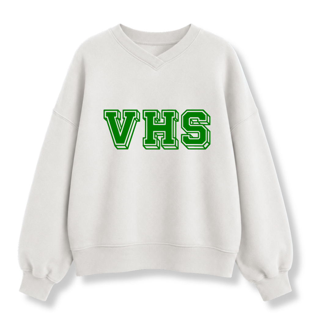 VHS Letterman V-Neck & Mock Neck Sweatshirt