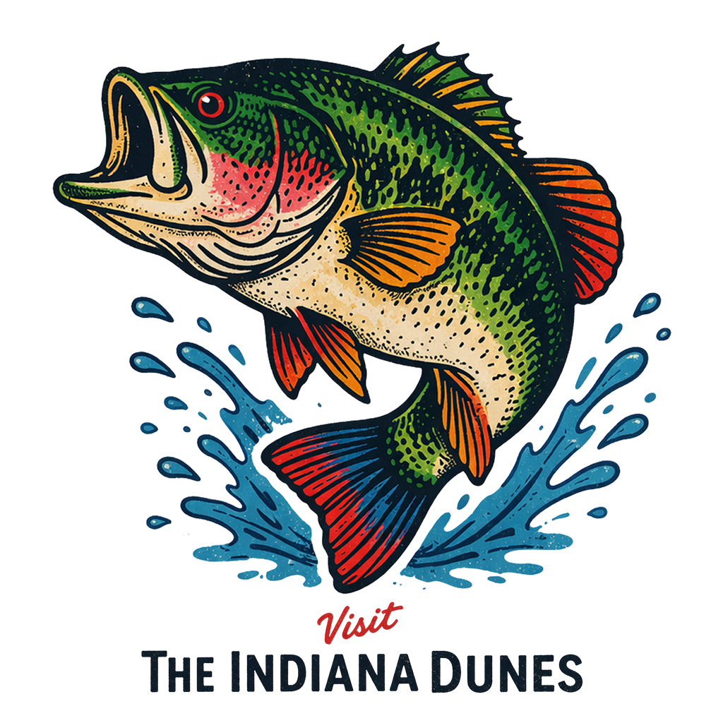 Fresh Water Infant Shirts Indiana Dunes Bass Khaki