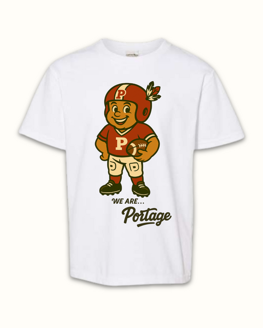 "We are" Portage Pop Warner PEEwee Tee
