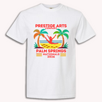 Palm Springs PAC Tee Palm Springs White Vibrant Contrast Tee